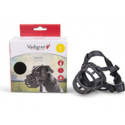 Museliere de dressage chien en cuir «Agitation» - M56