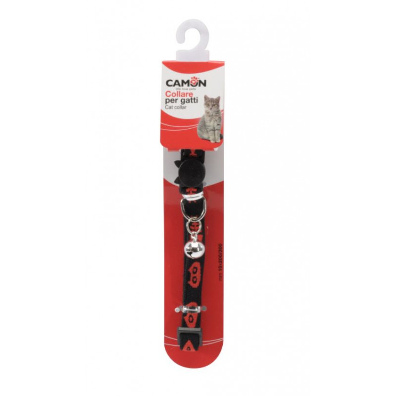 Collier A Motifs Tete De Chat Poisson Pour Chat 30cm