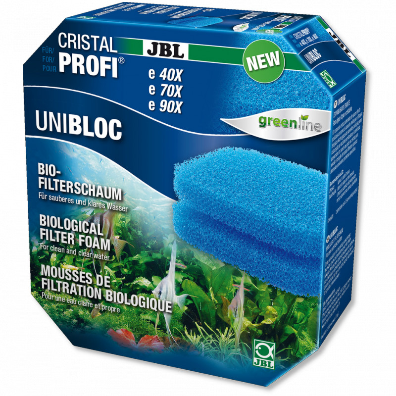 Mousse biofiltre pour filtre d'aquarium CristalProfi 4-7-900