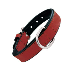 Collier en cuir Rouge pour...