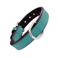 Collier en cuir, TURQUOISE...