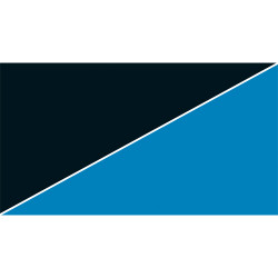 Poster bleu/noir - 120 x 50 cm