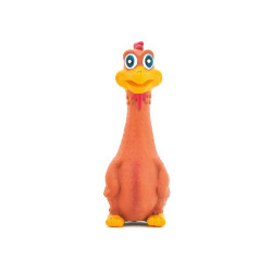 ARQUIVET, Jouet poule en latex