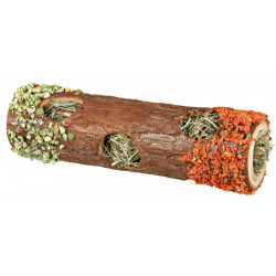 Tunnel en bois avec foin -...