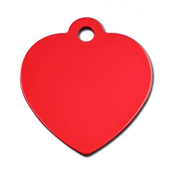 Grand coeur rouge - 3.5x3.5cm